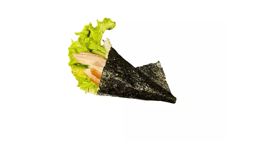 136. Chicken handroll