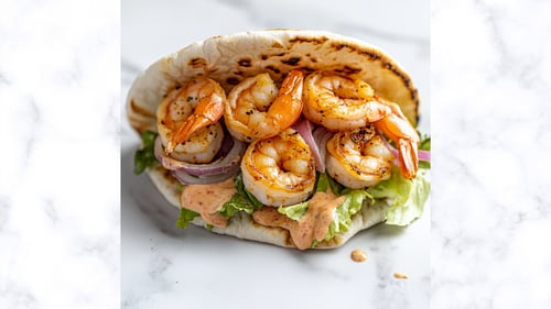 Garnalen sandwich