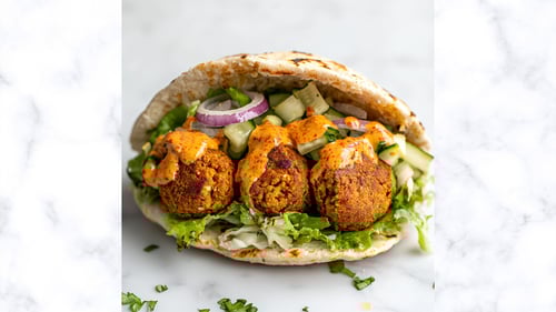 Falafel sandwich