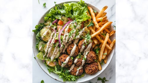 Falafel schotel