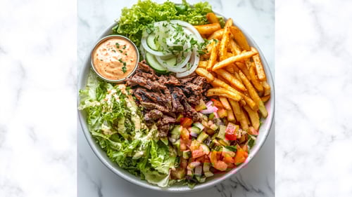 Shawarma schotel