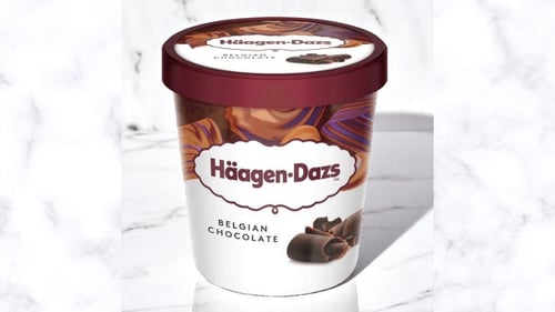 Häagen-Dazs ijs Belgian Chocolate Pint groot
