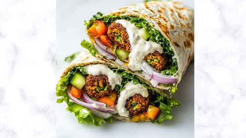 Falafel wrap