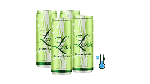 Lavish Absinthe Green Apple 4-pack