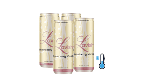 Lavish Strawberry Vanilla 4-pack