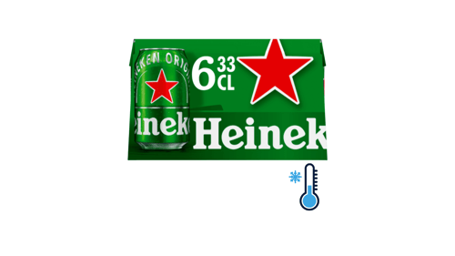 Heineken 6 Blikjes