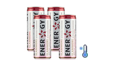 Slammers energydrink 4-pack
