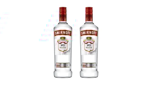 Voordeelbundel Smirnoff Vodka 2 flessen