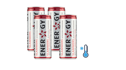 Slammers energydrink 4-pack