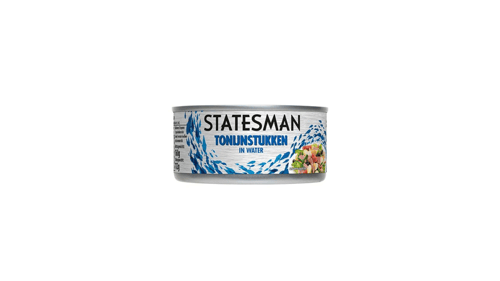 Statesman tonijn in water