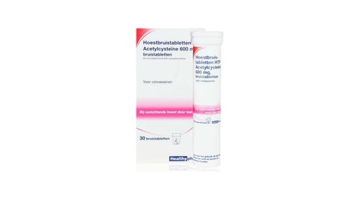 Healthypharm Acetylcysteine 600mg 10 Bruistabletten