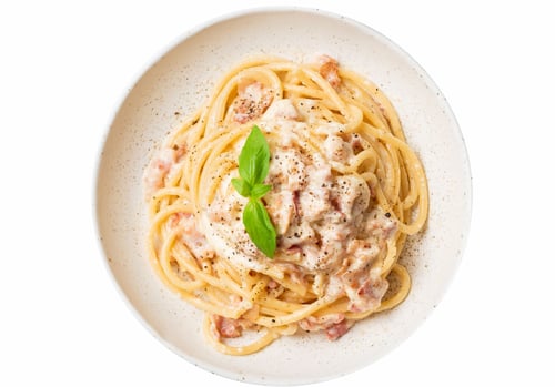 76.  Spaghetti Carbonara