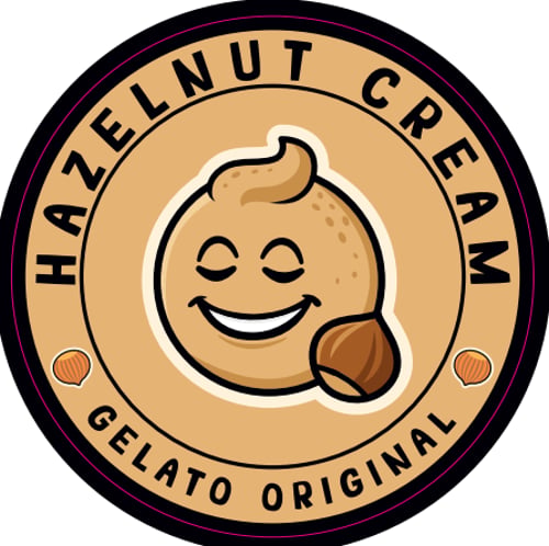504. Gelato Smile Hazelnut Cream