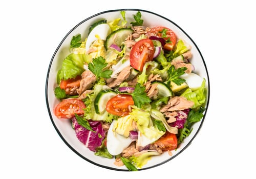 61.  Gemischter Salat  mit Thunfisch
