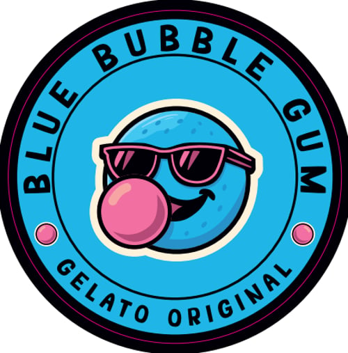 515. Gelato Smile Blue Bubble Gum