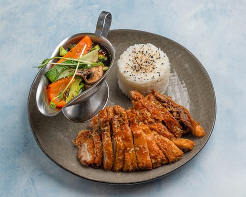 Teriyaki mit Ente
