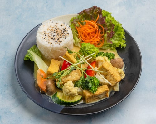 Teriyaki mit Tofu