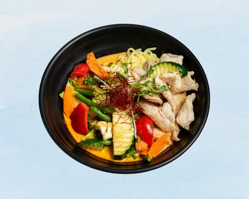 Hot Bowl Ramen mit Hühnerfleisch