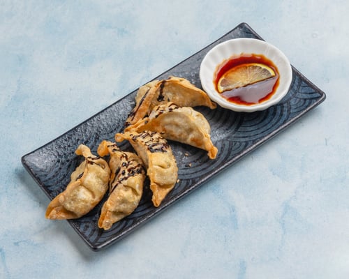 Gebackene Gyoza Hühnerfleisch