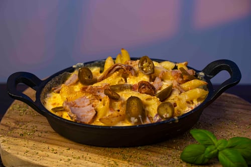 Pasta Hähnchenspieß