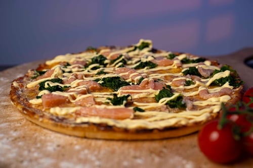 Pizza Lachs-Spinat ⌀ 28cm