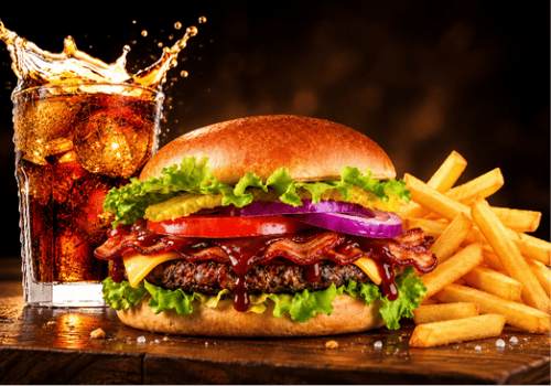 Smokey BBQ Cheese-Bacon  Menü 