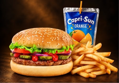 Hamburger (S) Menü