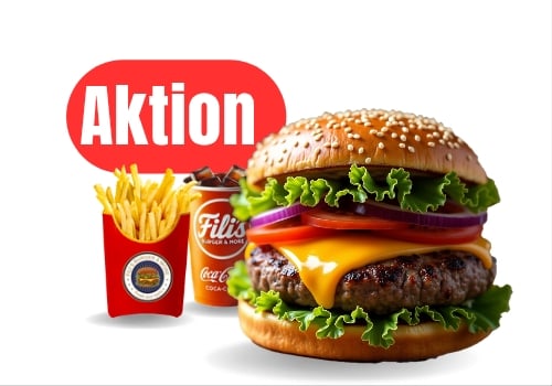 Cheeseburger (S) Menü