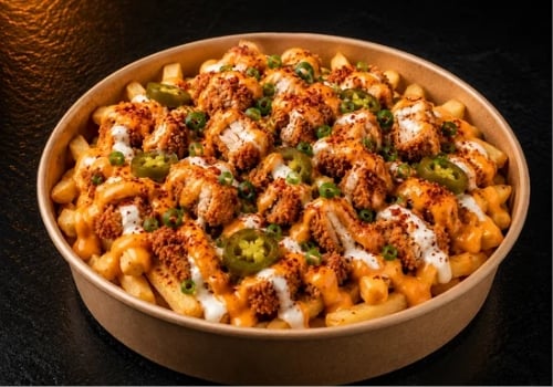 Crispy Chicken Loaded Fries