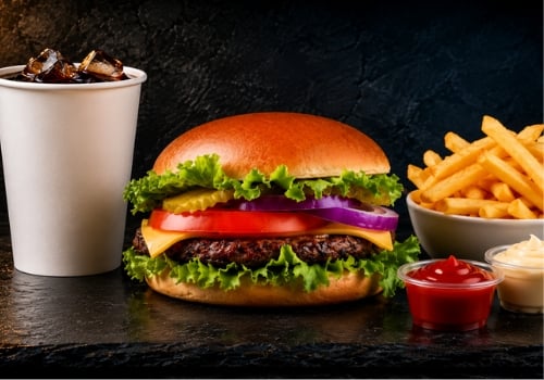 Cheeseburger (M) Menü