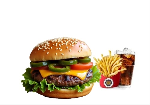 Chili-Cheeseburger (L) Menü