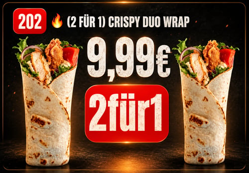 Crispy Duo Wrap? (2 für 1)