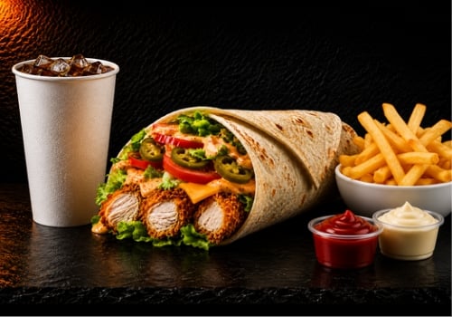 Spicy Wrap Chicken Menü