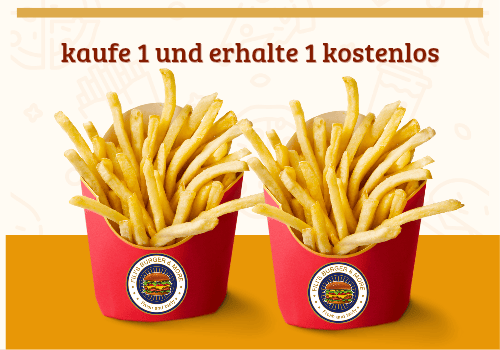 2 für 1 (Pommes Frites)