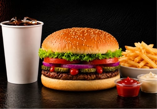 Hamburger (L) Menü