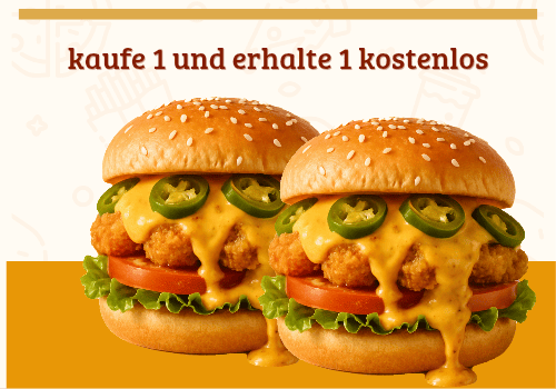 2 Für 1 (Chicken-Chili-Cheese)