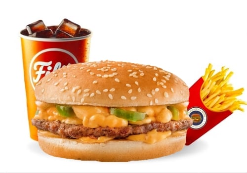 Chili-Cheeseburger (L) Menü
