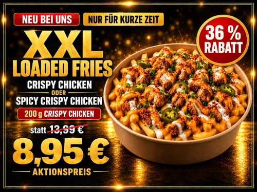 Spicy Chicken Loaded Fries