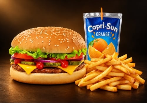 Cheeseburger (S) Menü