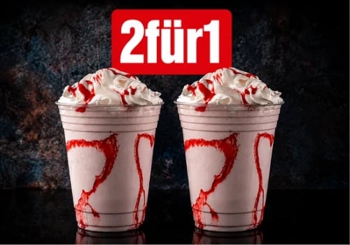 2für1 Erdbeer-Milchshake
