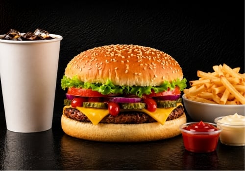 Cheeseburger (S) Menü