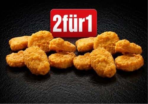 2-für-1 Chicken Nuggets