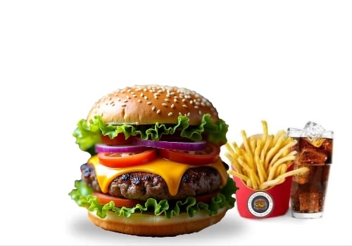 Cheeseburger (M) Menü