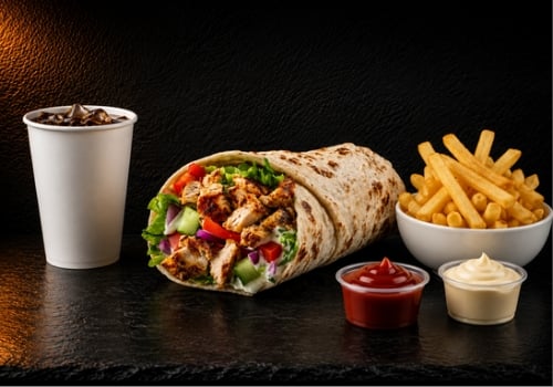 Vegan Wrap Menü