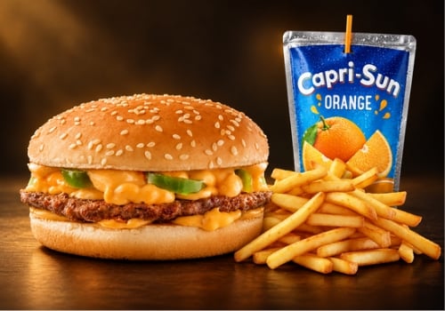 Chili-Cheeseburger (S) Menü