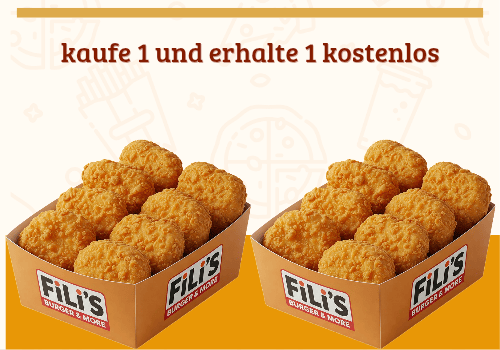 2 für 1  (6er Chicken Nuggets)