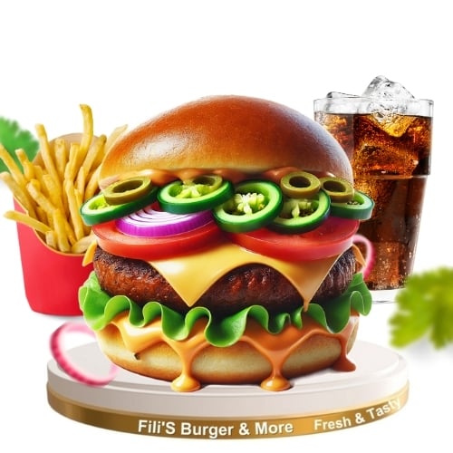 Spicy Veggie Chili-Burger 
