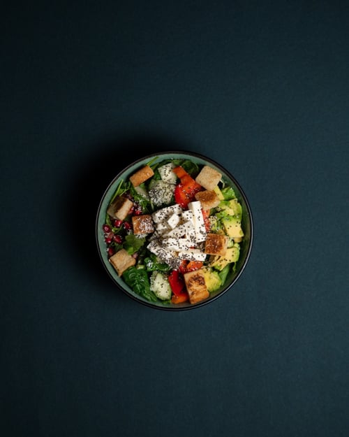 Avocado Halloumi Salad