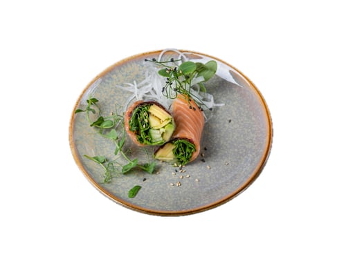 Sommerrollen mit Lachs