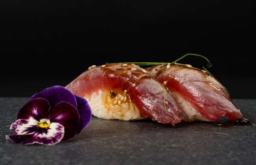 Flamed Tuna Nigiri
